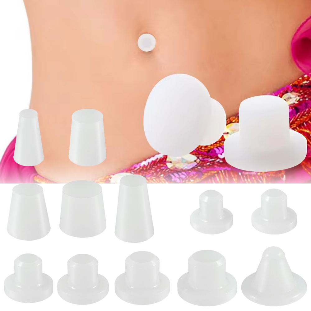Body Jewelry Repair - 1-50 Buah Penutup Pusar Silikon, Penutup