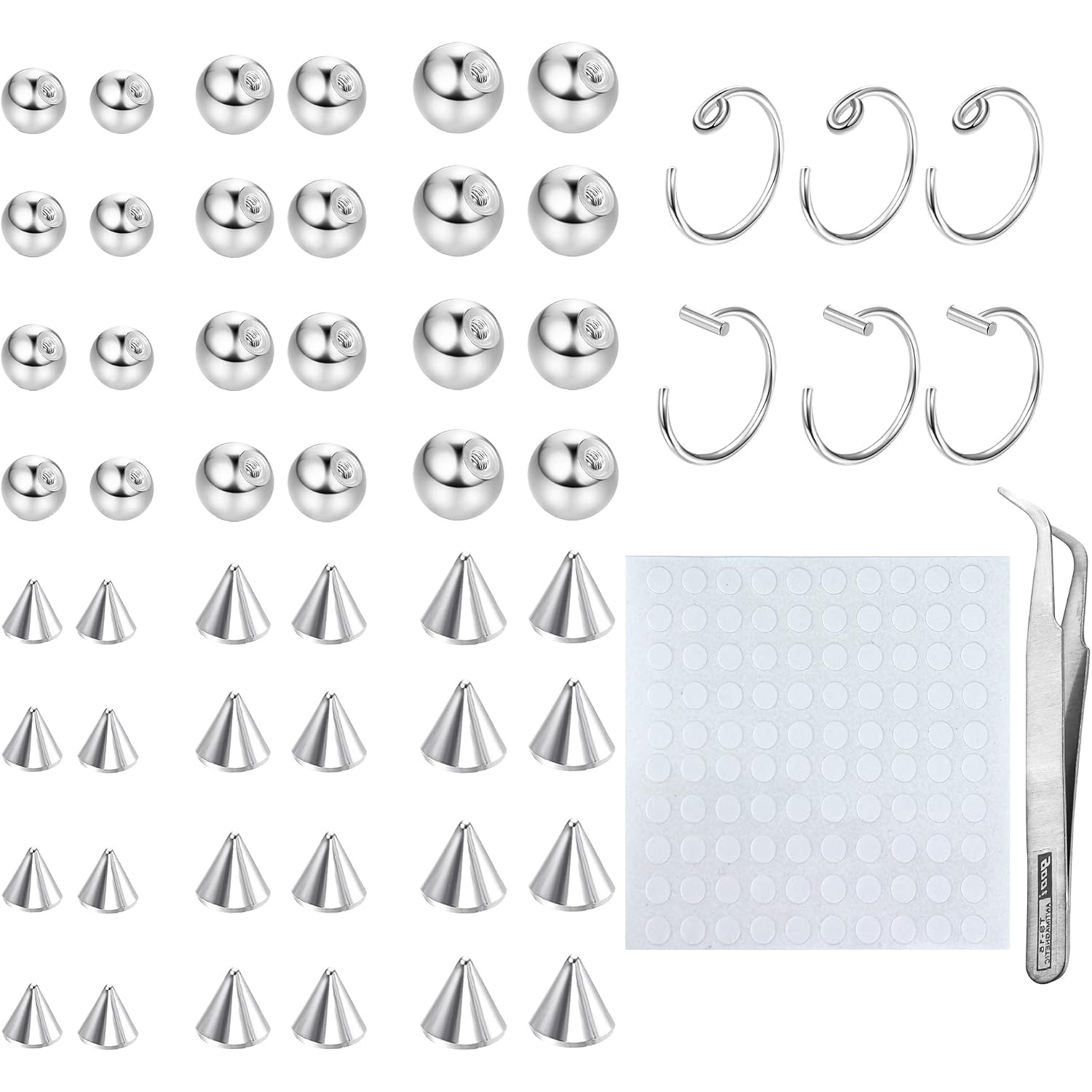 Body Jewelry Replacement Ball - Cincin Alis Palsu Drperfect, Anting Bibir
