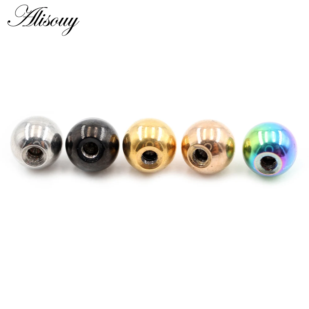 2 buah manik-manik bola pengga - Body Jewelry Replacement Ball ulasan dan harga