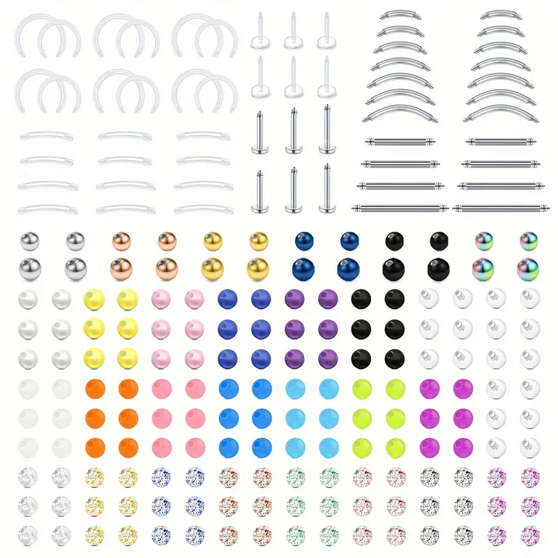 226pcs 16G Batang Barbell Labr - Body Jewelry Replacement Ball ulasan dan harga