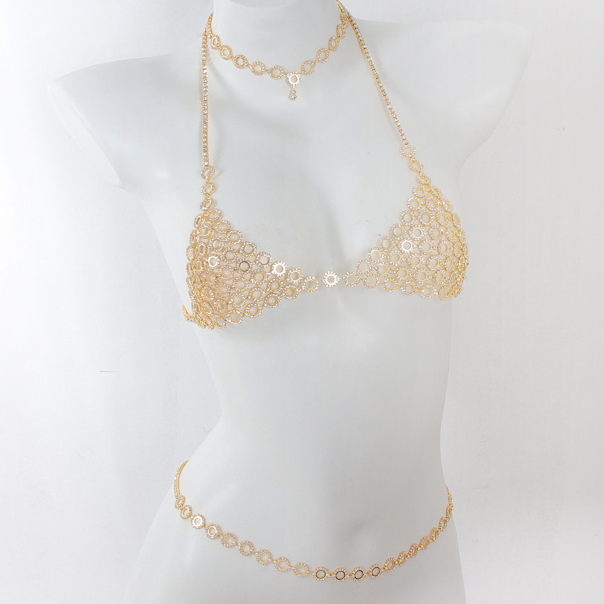 Kalung rantai pinggang Bra ber - Body Jewelry Retainers ulasan dan harga