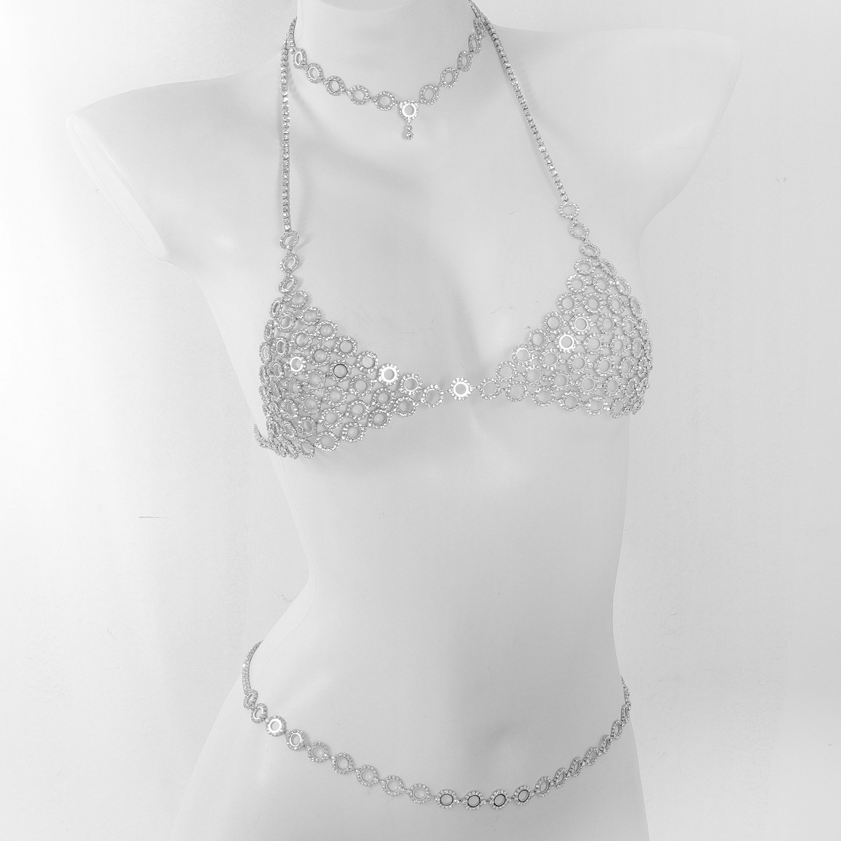 Kalung rantai pinggang Bra ber - Body Jewelry Retainers ulasan dan harga