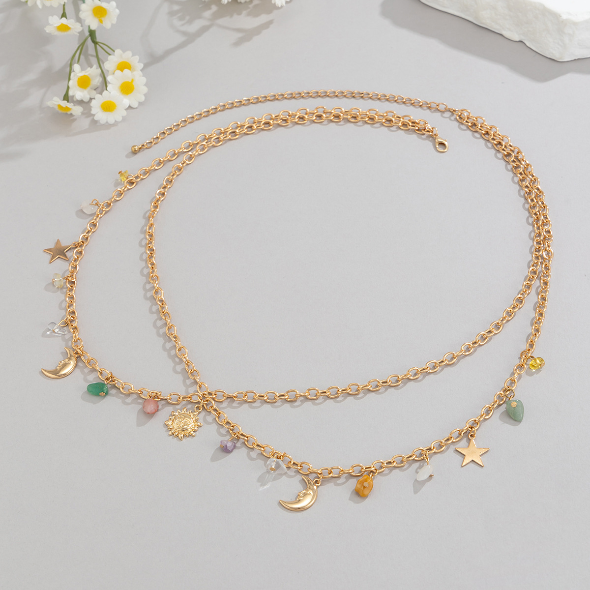 Boho Bintang Bulan Matahari Li - Body Jewelry For You ulasan dan harga