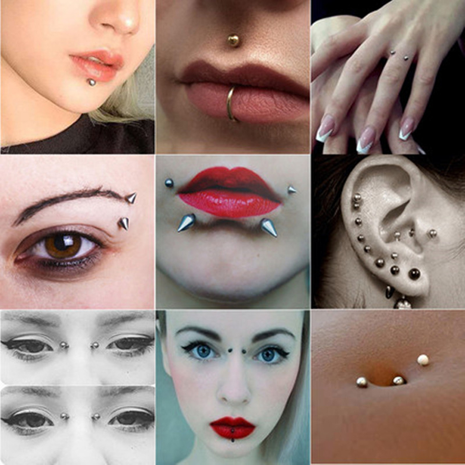 100 Buah/Lot Anting-Anting Baj - Body Jewelry Replacement Ball ulasan dan harga
