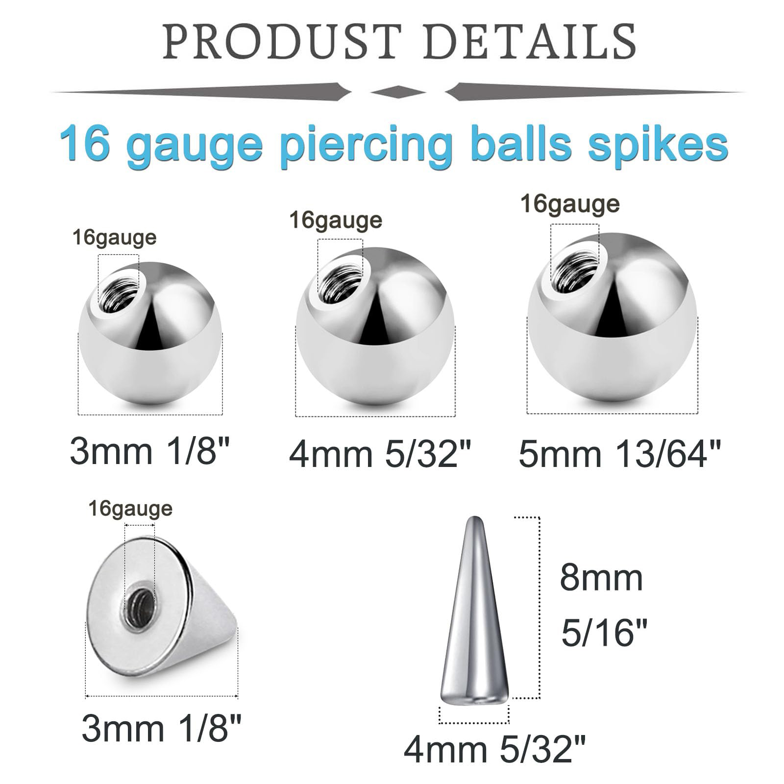 20 buah bola pengganti dari ba - Body Jewelry Replacement Ball ulasan dan harga