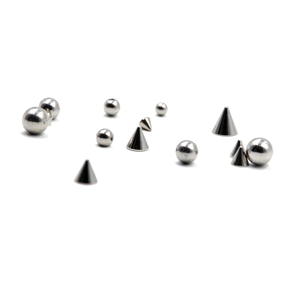 100 Buah/Lot Baja 14G 16G Tind - Body Jewelry Replacement Ball ulasan dan harga