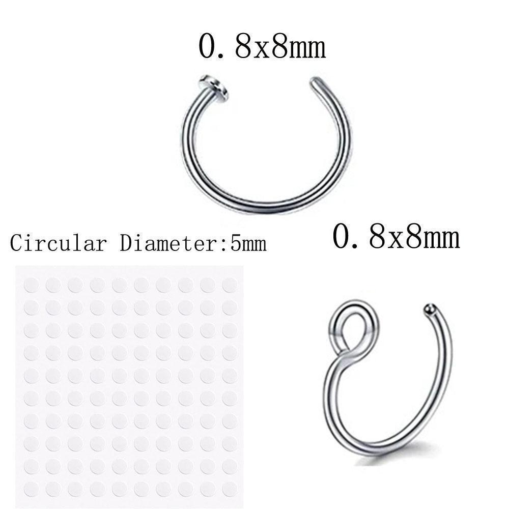 1-157Pcs Set Cincin Alis Palsu - Body Jewelry Replacement Ball ulasan dan harga