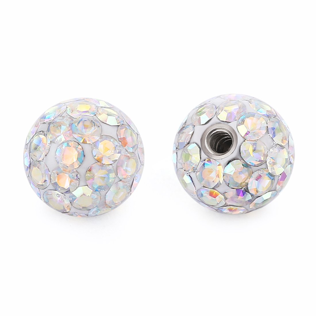 2 buah 14G 16G bola sekrup kri - Body Jewelry Replacement Ball ulasan dan harga