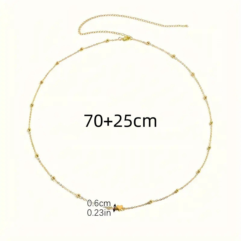 Rantai pinggang berbentuk hati - Body Jewelry For You ulasan dan harga